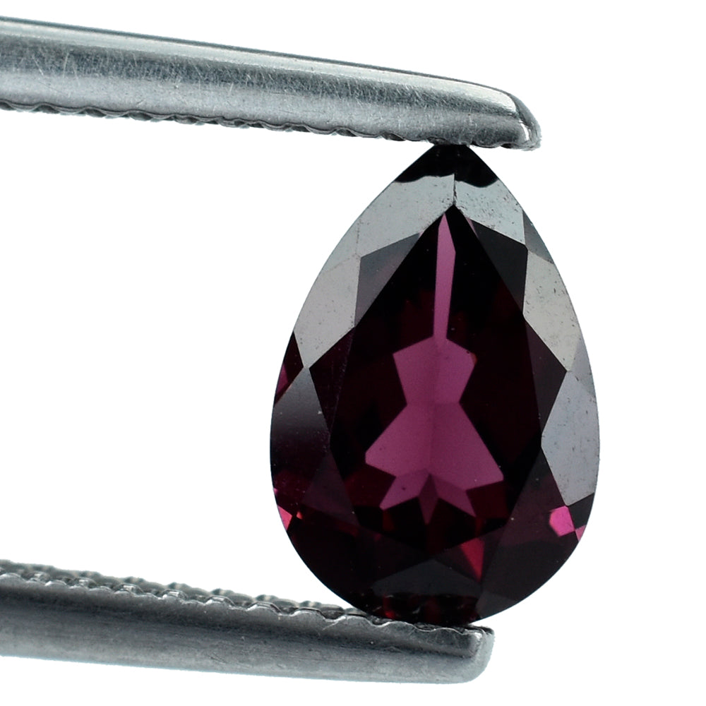 RHODOLITE CUT PEAR (DARK) 9X6MM 1.59 Cts.