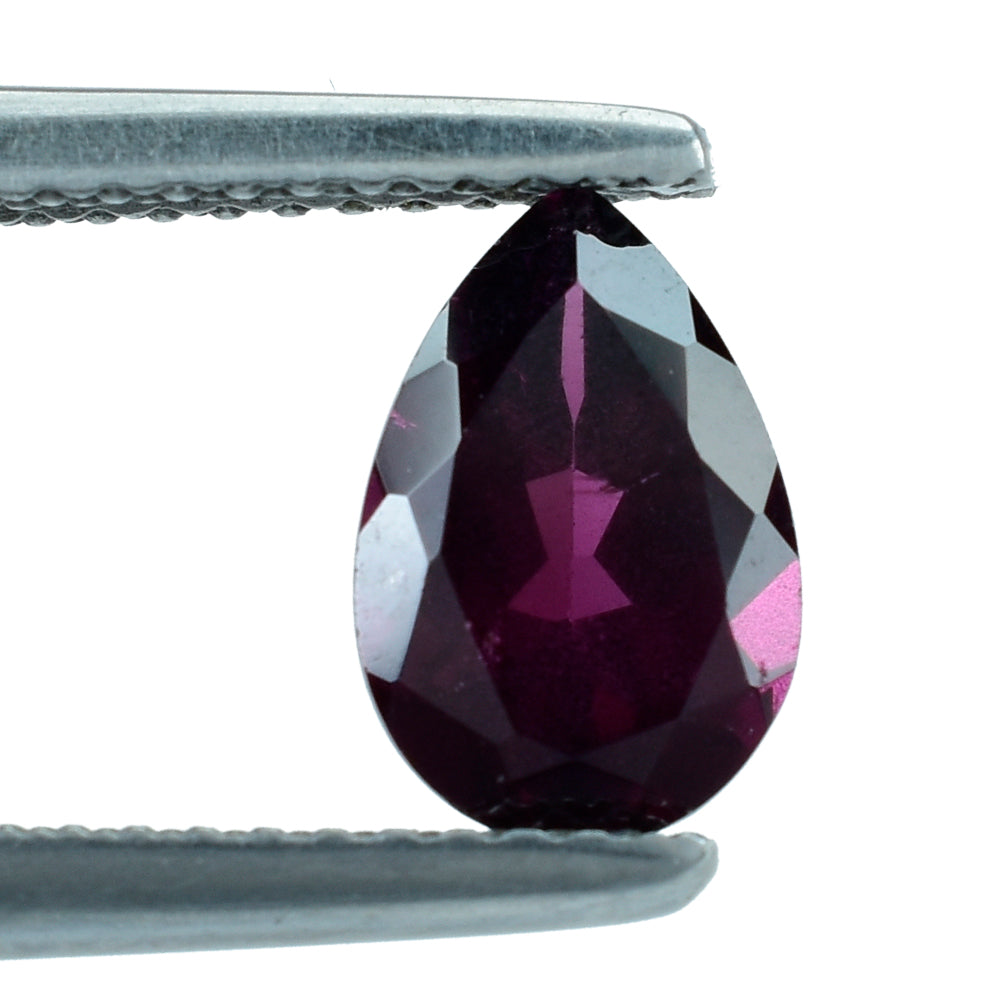 RHODOLITE CUT PEAR (FINE) 9X6MM 1.62 Cts.