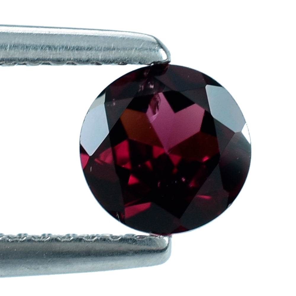 RHODOLITE CUT ROUND (DARK PURPLE) 6MM 1.13 Cts.