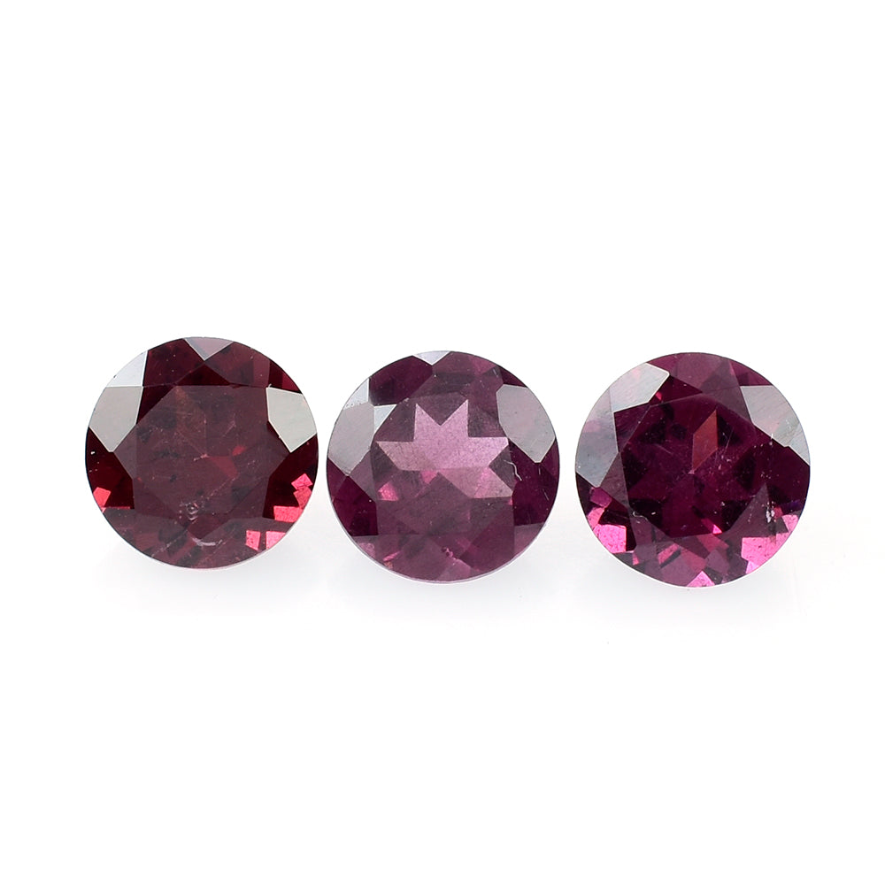 RHODOLITE (PINK) CUT ROUND 6MM 1.02 Cts.