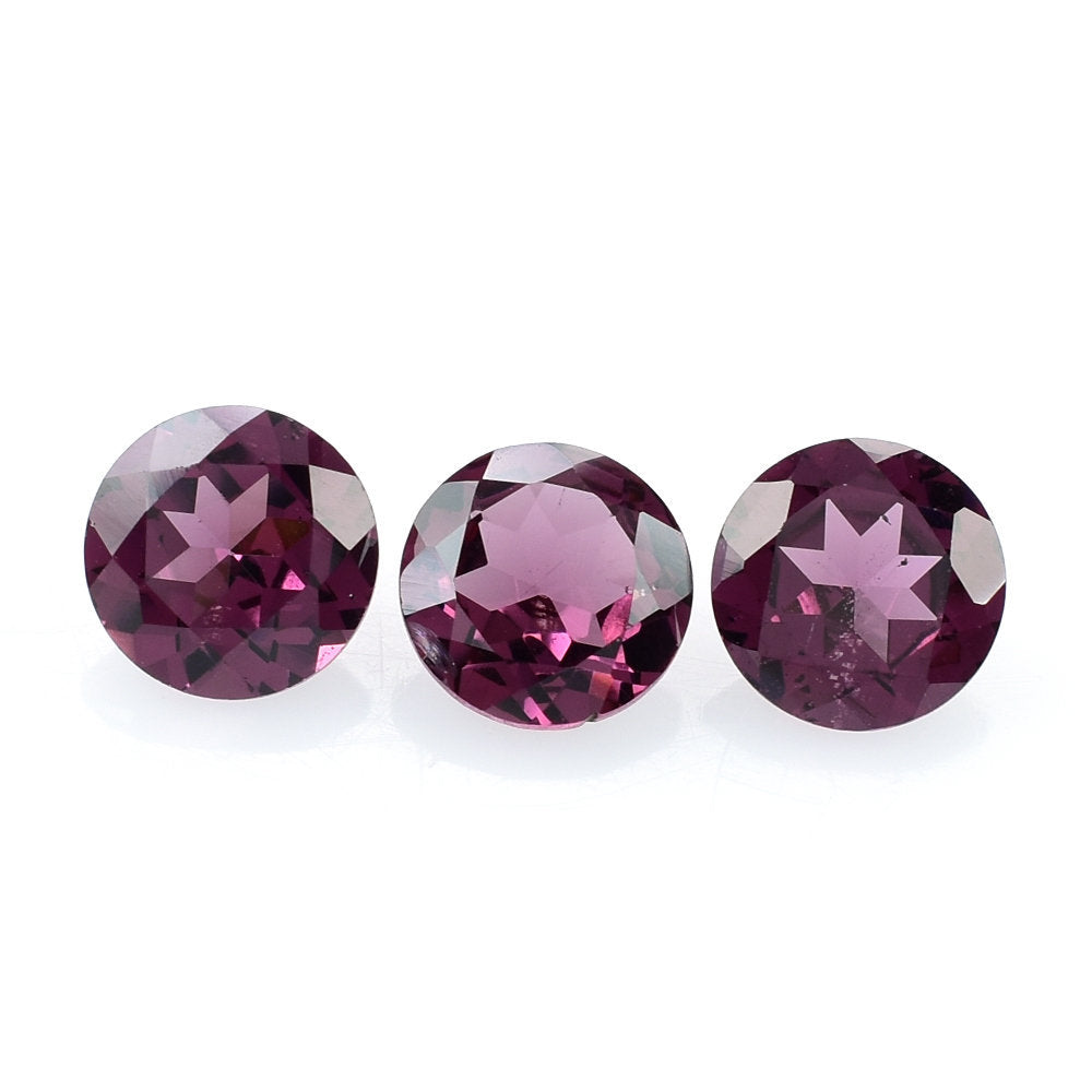 RHODOLITE (PINK) CUT ROUND 6MM 0.94 Cts.