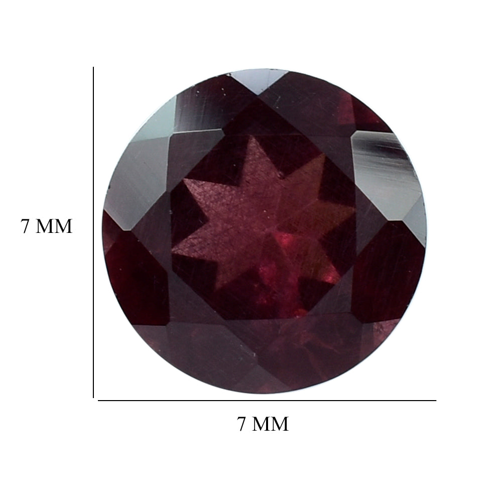 RHODOLITE (PINK) CUT ROUND 7MM 1.50 Cts.