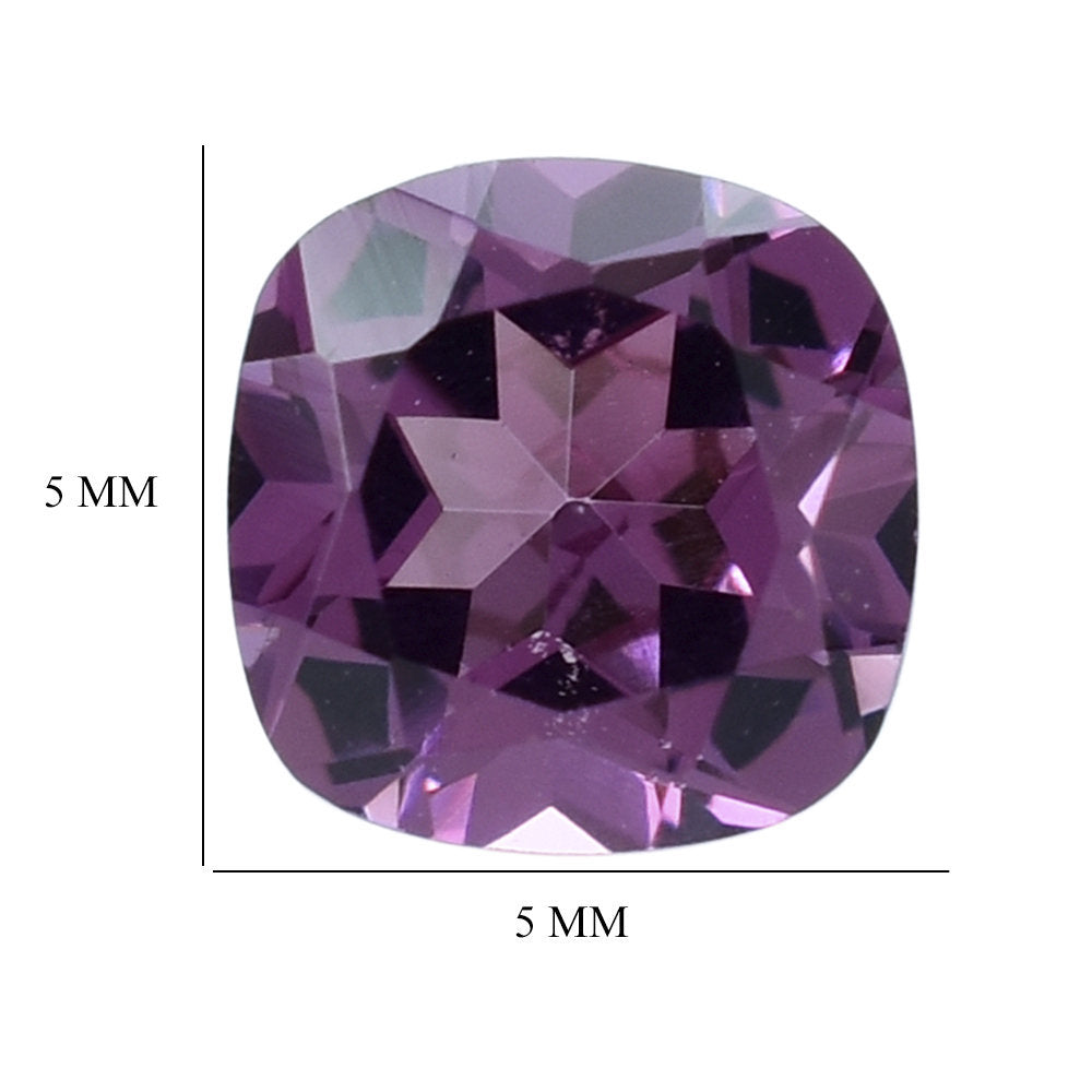 RHODOLITE (PINK) CUT CUSHION 5MM 0.70 Cts.