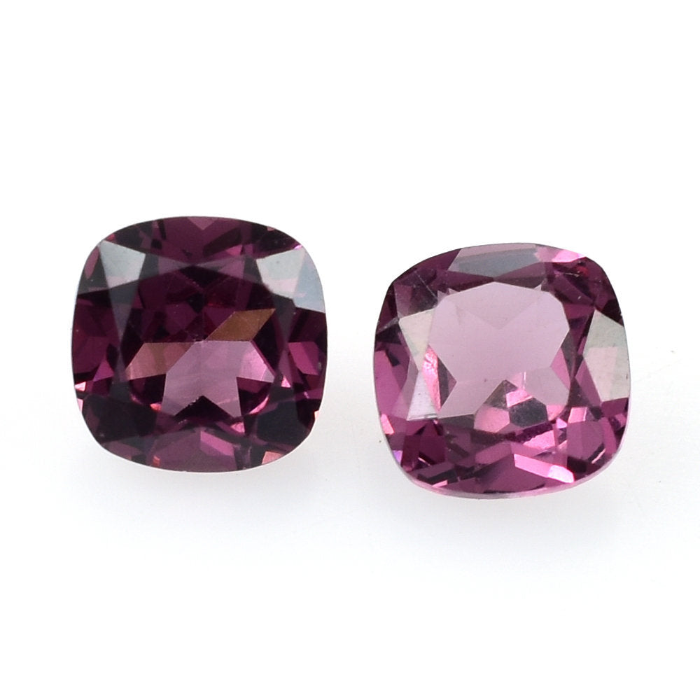 RHODOLITE (PINK) CUT CUSHION 5MM 0.65 Cts.