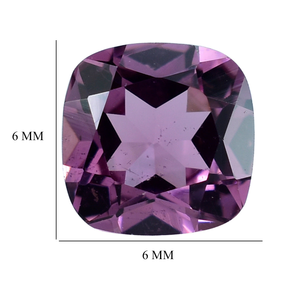 RHODOLITE (PINK) CUT CUSHION 6MM 1.25 Cts.