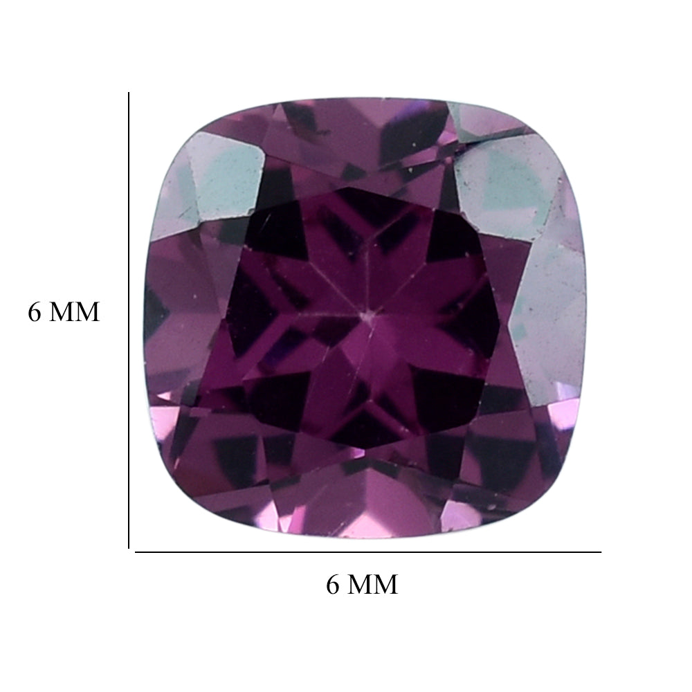 RHODOLITE (PINK) CUT CUSHION 6MM 1.25 Cts.
