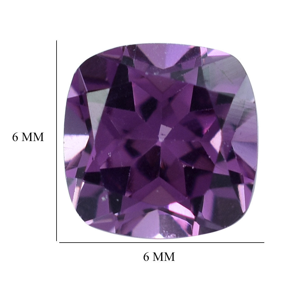 RHODOLITE (PINK) CUT CUSHION 6MM 1.18 Cts.