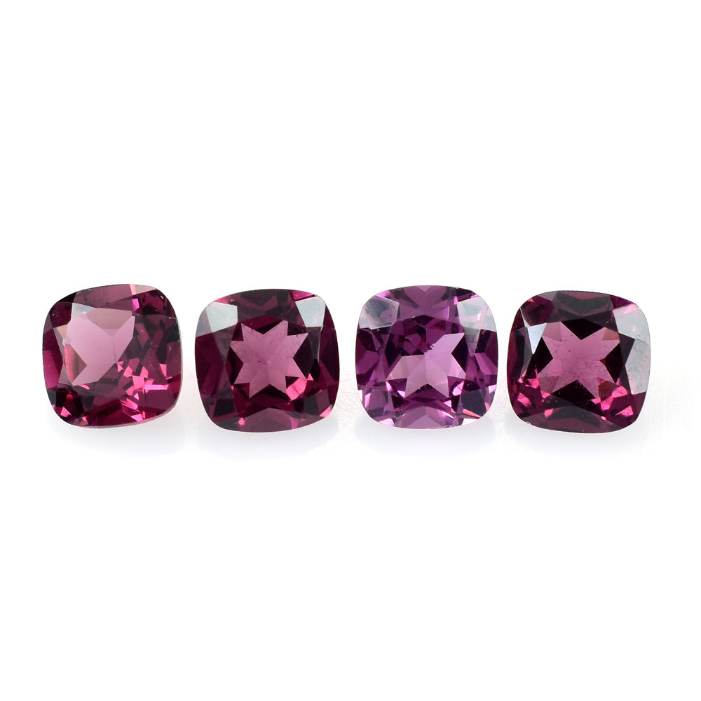RHODOLITE (PINK) CUT CUSHION 6MM 1.11 Cts.