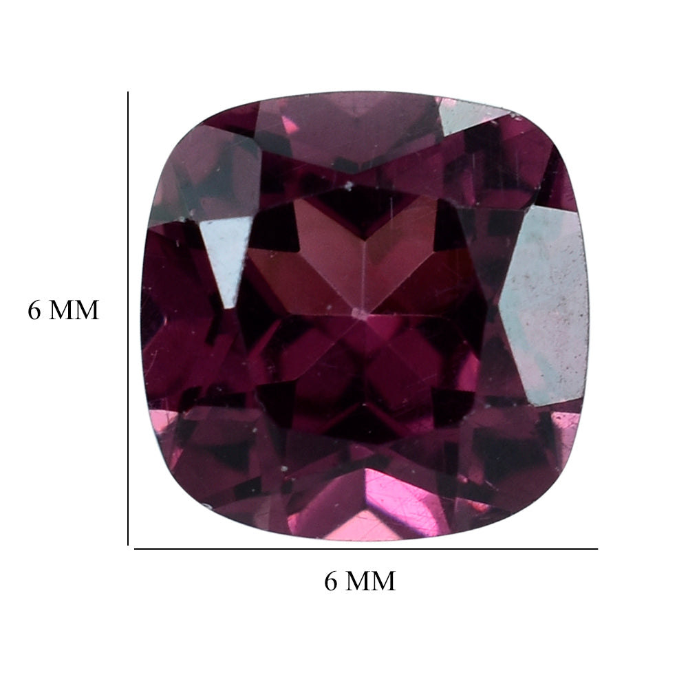 RHODOLITE (PINK) CUT CUSHION 6MM 1.20 Cts.