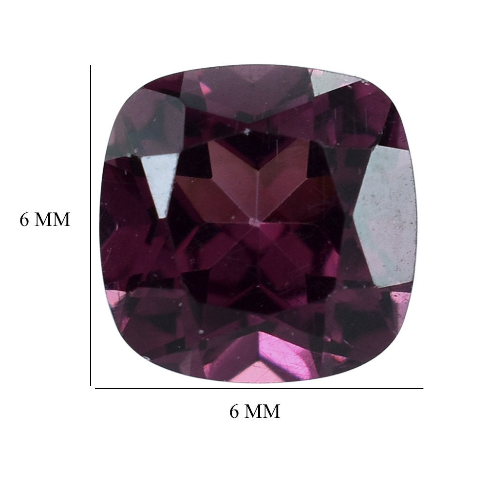 RHODOLITE (PINK) CUT CUSHION 6MM 1.20 Cts.