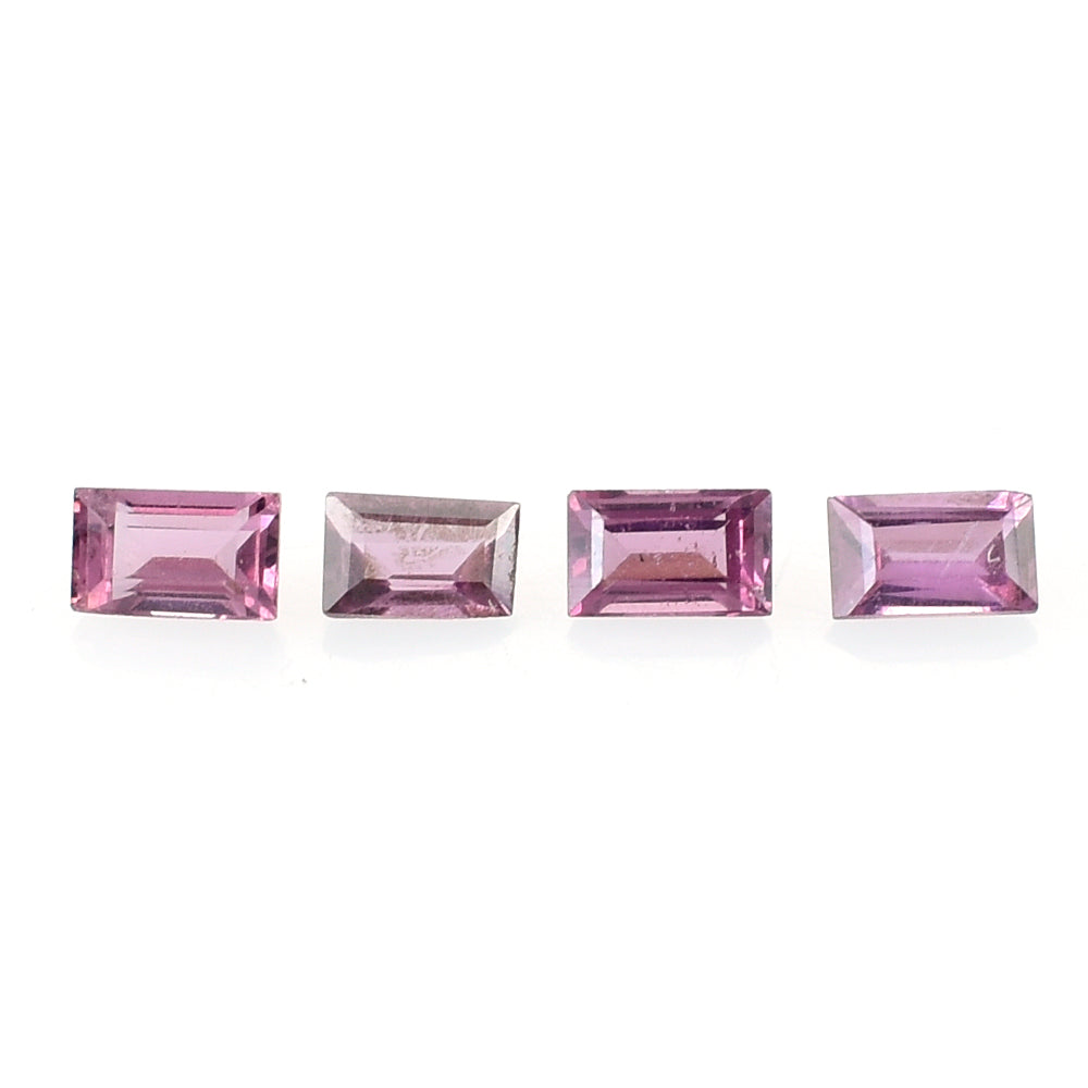 RHODOLITE CUT BAGUETTE 3X2MM 0.11 Cts.