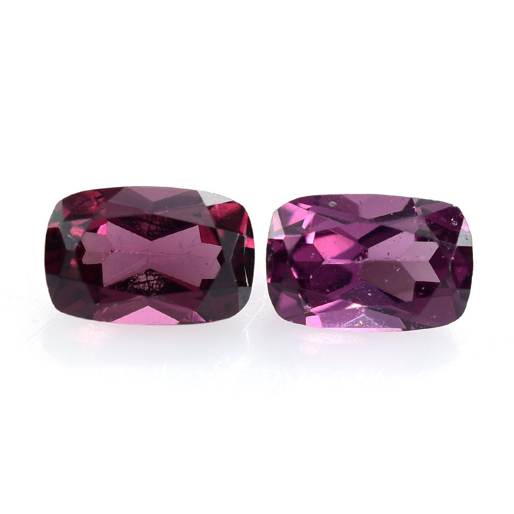 RHODOLITE (PINK) CUT CUSHION 6X4MM 0.75 Cts.