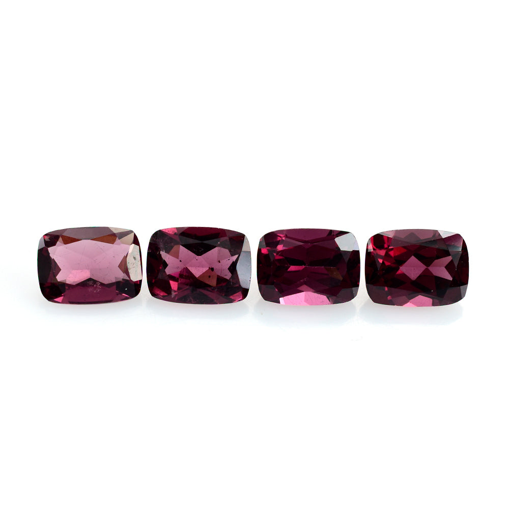 RHODOLITE (PINK) CUT CUSHION 8X6MM 1.76 Cts.