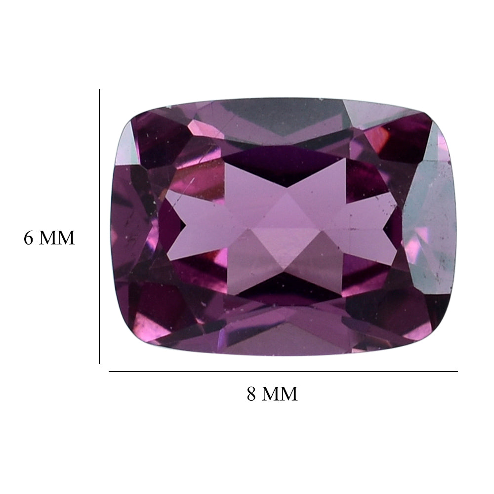 RHODOLITE (PINK) CUT CUSHION 8X6MM 1.80 Cts.