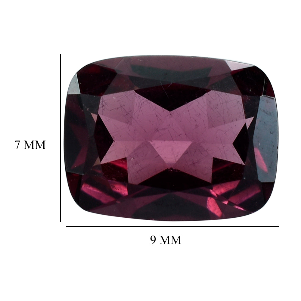RHODOLITE (PINK) CUT CUSHION 9X7MM 2.48 Cts.