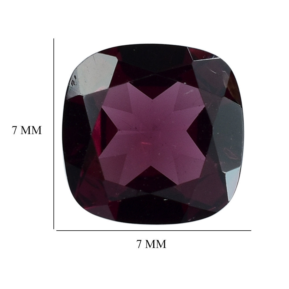 RHODOLITE (PINK) CUT CUSHION 7MM 1.55 Cts.