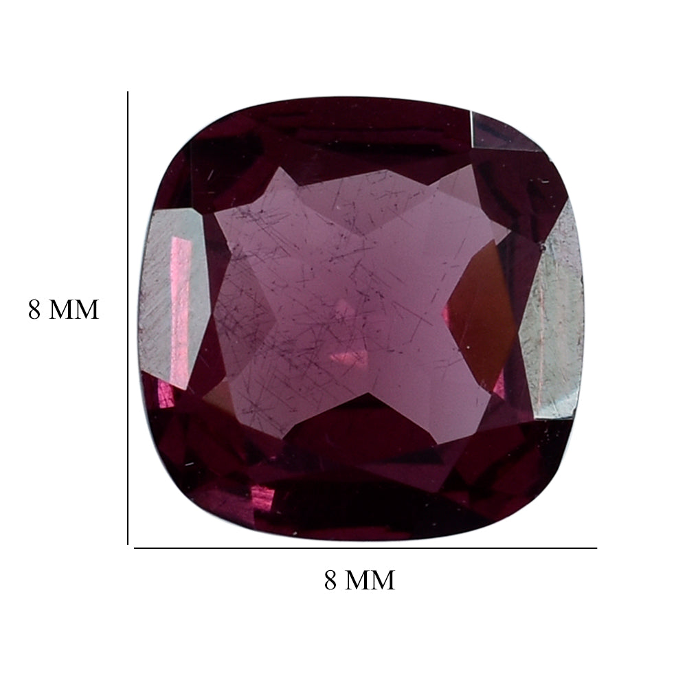 RHODOLITE (PINK) CUT CUSHION 8MM 2.05 Cts.