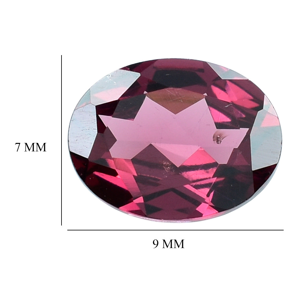 RHODOLITE (PINK) CUT OVAL 9X7MM 0.98 Cts.