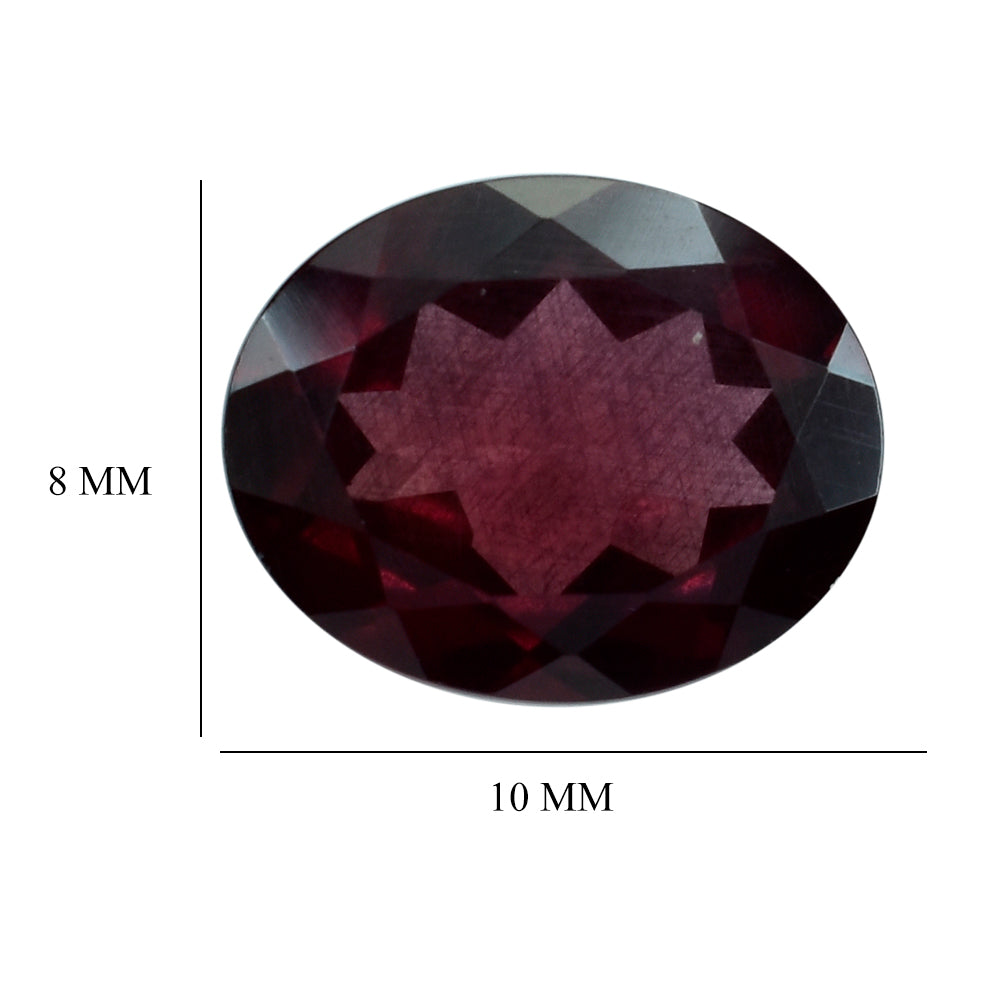 RHODOLITE (PINK) CUT OVAL 10X8MM 2.80 Cts.