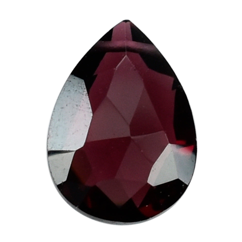 RHODOLITE ROSE CUT BRIOLETTE (FULL DRILL) PEAR 7X5MM 1.35 Cts.
