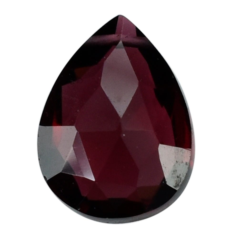 RHODOLITE ROSE CUT BRIOLETTE (FULL DRILL) PEAR 7X5MM 1.35 Cts.