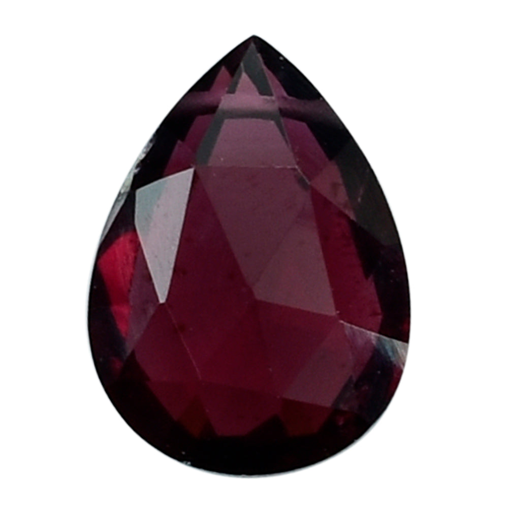 RHODOLITE ROSE CUT BRIOLETTE (FULL DRILL) PEAR 7X5MM 1.24 Cts.
