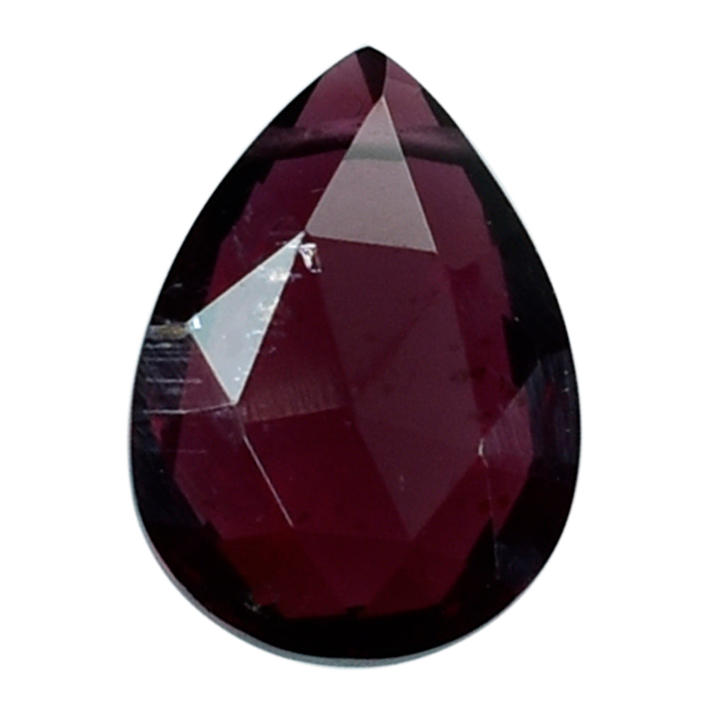 RHODOLITE ROSE CUT BRIOLETTE (FULL DRILL) PEAR 7X5MM 1.24 Cts.