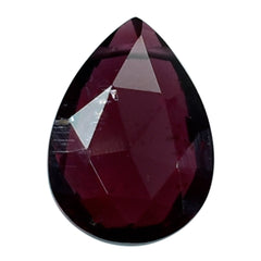 RHODOLITE ROSE CUT BRIOLETTE (FULL DRILL) PEAR 7X5MM 1.24 Cts.