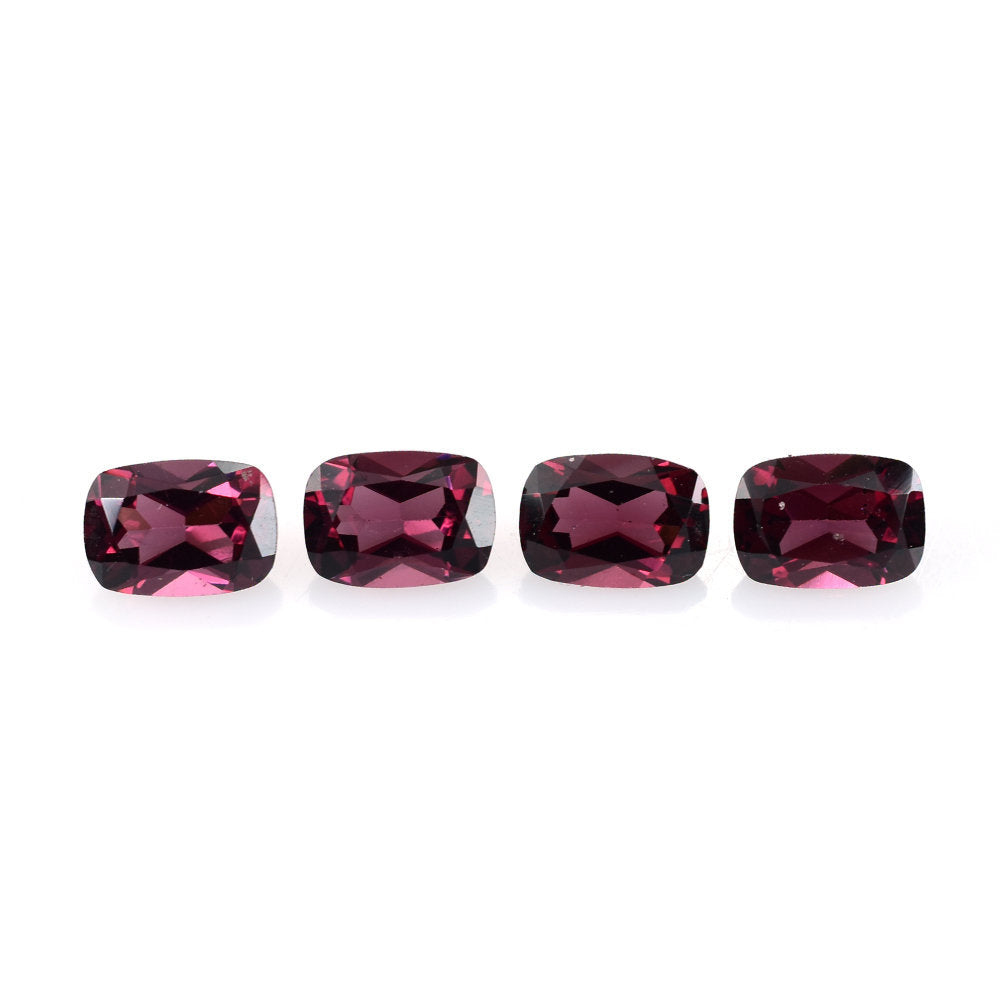 RHODOLITE (PINK) CUT CUSHION 7X5MM 1.16 Cts.