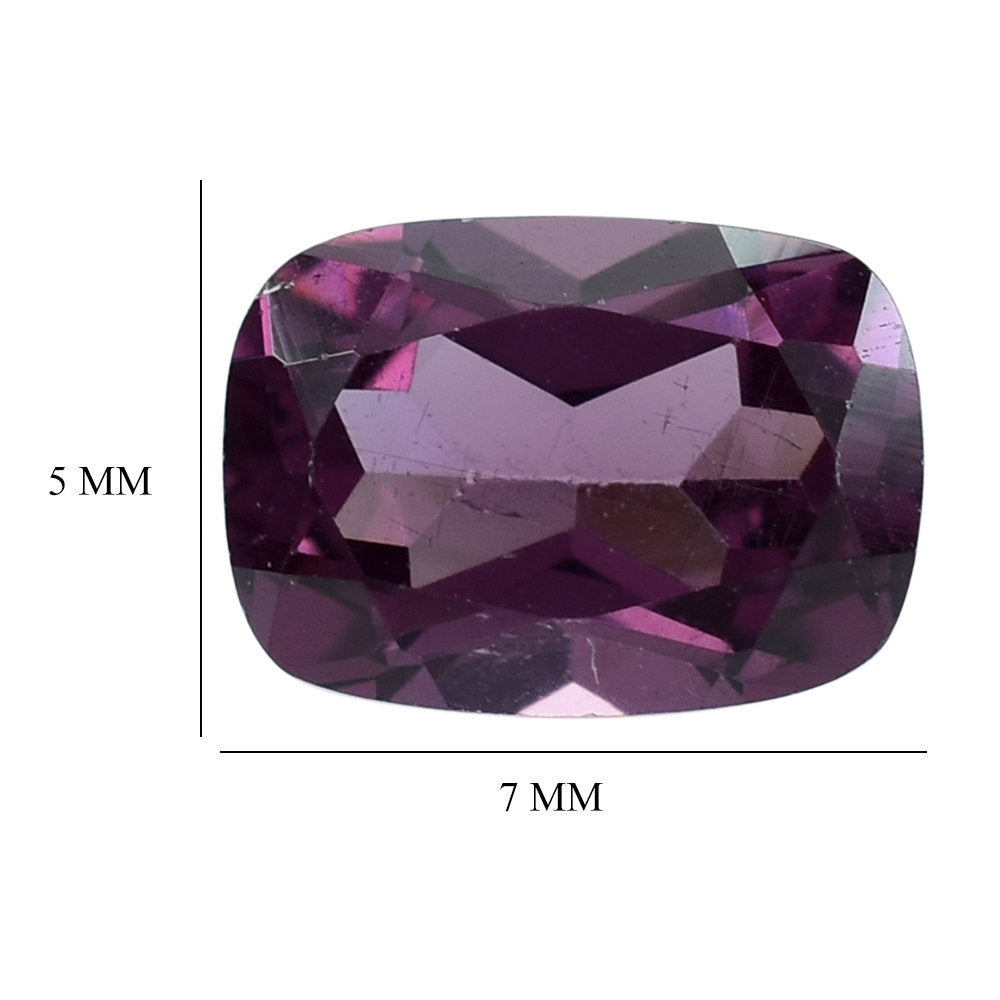 RHODOLITE (PINK) CUT CUSHION 7X5MM 1.20 Cts.