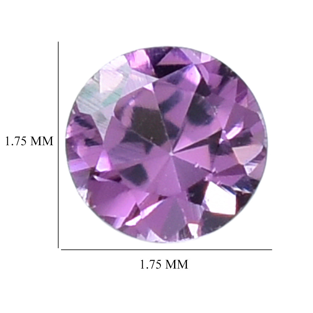 RHODOLITE CUT ROUND 1.75MM 0.03 Cts.