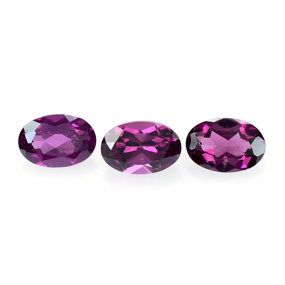 RHODOLITE CUT OVAL (PURPLE) 6X4MM 0.57 Cts.