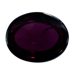 RHODOLITE OVAL CAB (DARK/SI) 10X8MM 3.41 Cts.