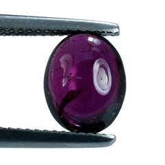 RHODOLITE OVAL CAB (DARK/SI) 10X8MM 3.41 Cts.