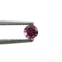 RHODOLITE DIAMOND CUT ROUND (MEDIUM/CLEAN) 3.80X3.80 MM 0.28 Cts.