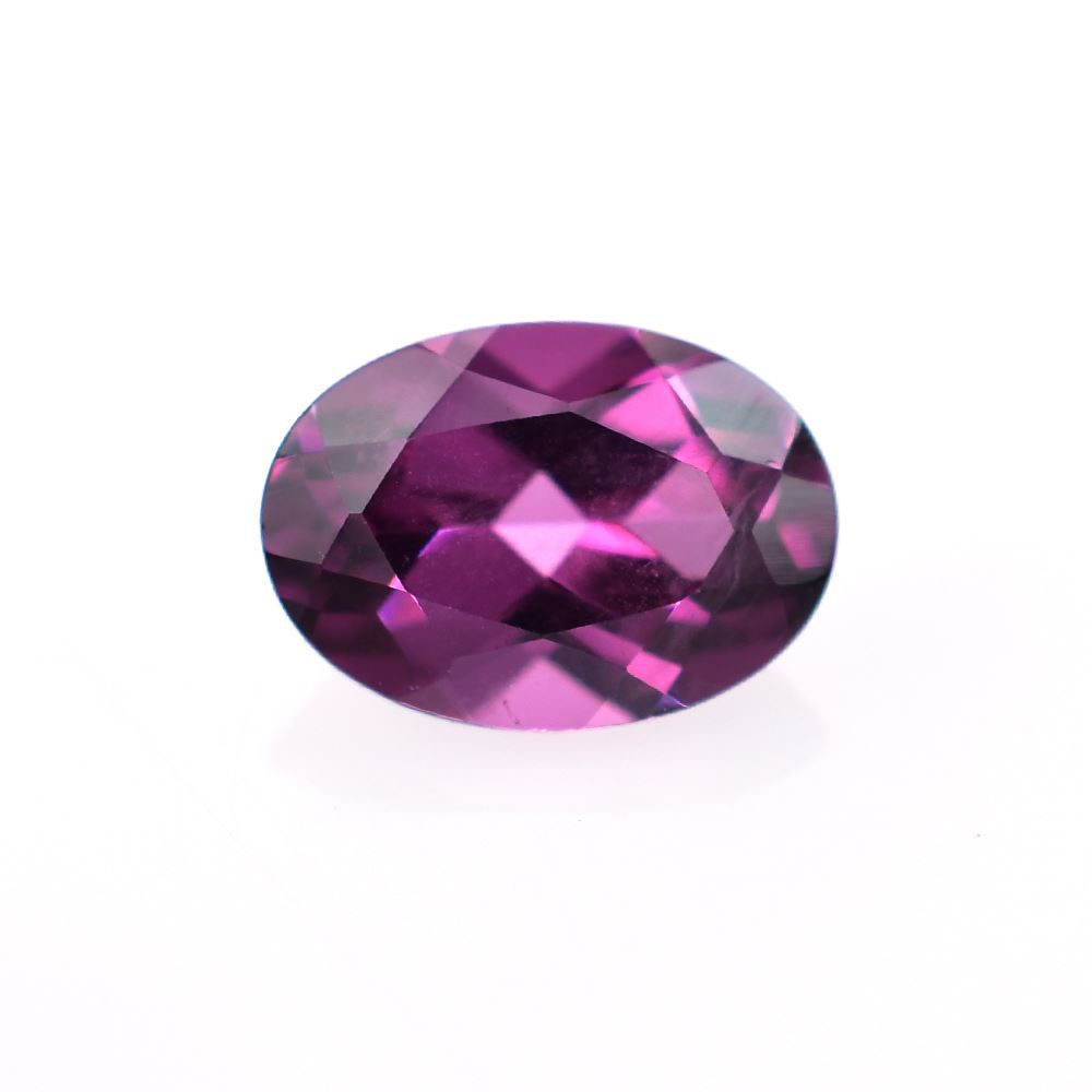 RHODOLITE CUT OVAL REDISH PURPLE) (CLEAN) 7.00X5.00 MM 1.01 Cts.