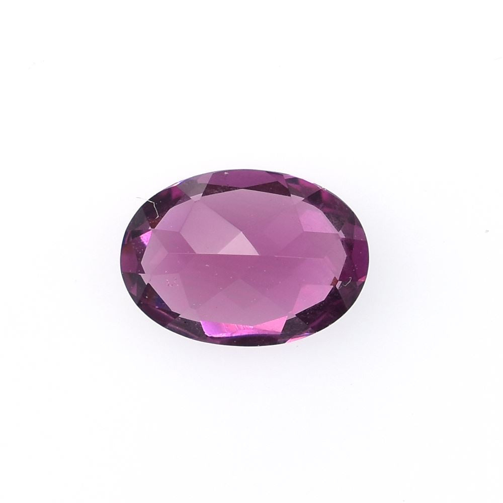 RHODOLITE CUT OVAL REDISH PURPLE) (CLEAN) 7.00X5.00 MM 1.01 Cts.