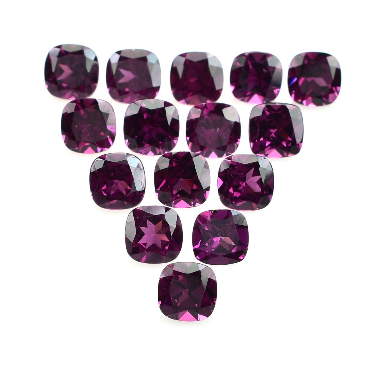 RHODOLITE CUT CUSHION (PURPLE)(SUPER)(SI) 6.00X6.00 MM 1.20 Cts.