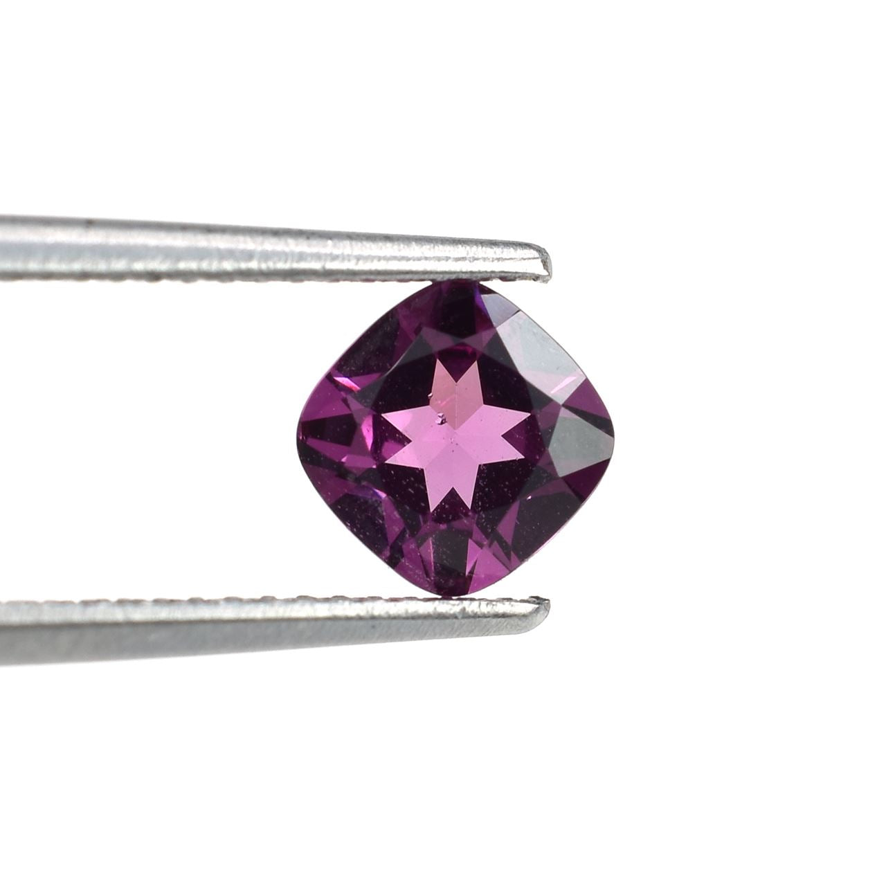 RHODOLITE CUT CUSHION (PURPLE)(MEDIUM)(SI) 6.00X6.00 MM 1.09 Cts.