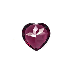 RHODOLITE CUT HEART (REDDISH PURPLR DARK)(HI) 9.00X9.00 MM 3.30 Cts.