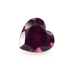RHODOLITE CUT HEART (PURPLE MEDIUM)(HI) 9.00X9.00 MM 3.23 Cts.