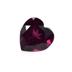 RHODOLITE CUT HEART (REDDISH PURPLE DARK)(HI) 9.00X9.00 MM 3.70 Cts.