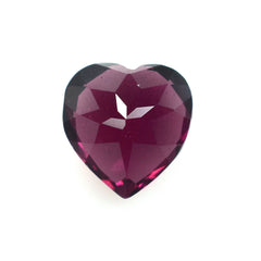 RHODOLITE CUT HEART (REDDISH PURPLE DARK)(HI) 9.00X9.00 MM 3.70 Cts.