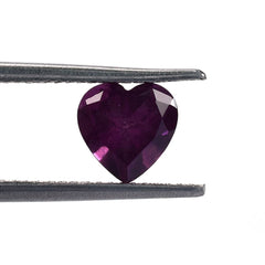 RHODOLITE CUT HEART (PURPLE MEDIUM)(HI) 7.00X7.00 MM 1.60 Cts.