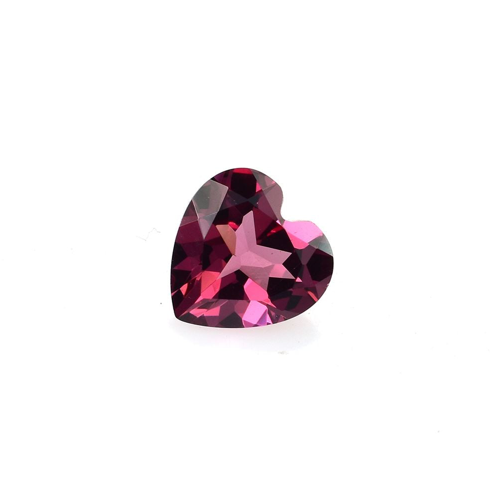 RHODOLITE CUT HEART (REDDISH PURPLE LIGHT)(SI) 7.00X7.00 MM 1.50 Cts.