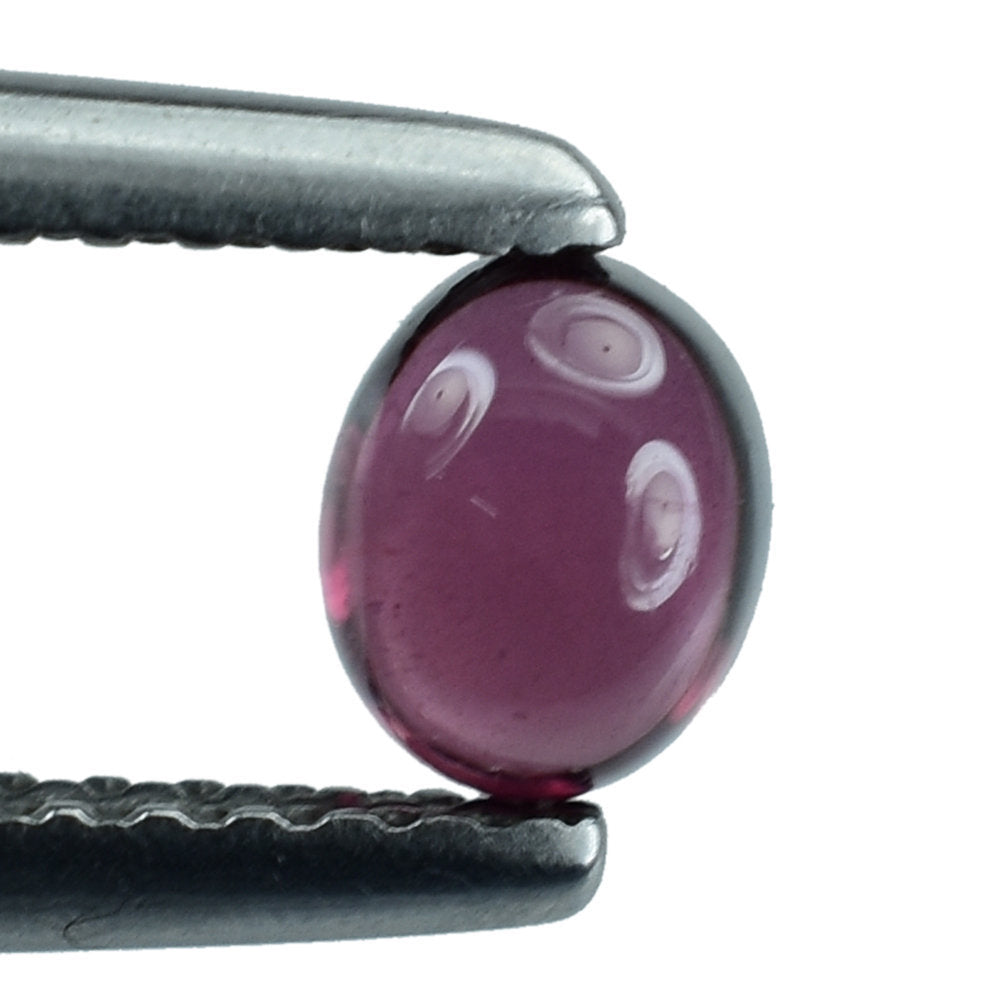 RHODOLITE OVAL CAB 5X4MM 0.52 Cts.