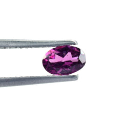 RHODOLITE CUT OVAL (PURPLE DARK)(HI) 6.00X4.00 MM 0.59 Cts.