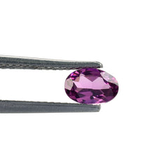 RHODOLITE CUT OVAL (PURPLE LITE)(HI) 6.00X4.00 MM 0.54 Cts.