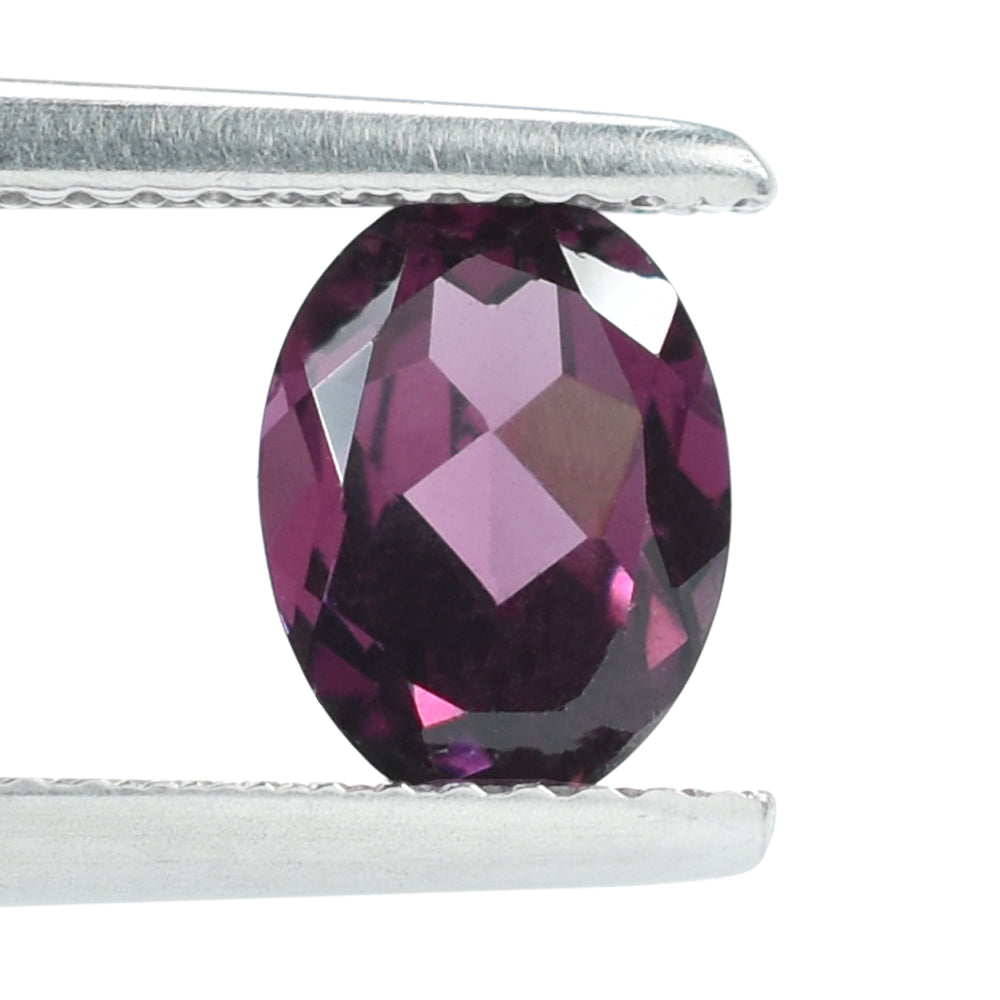RHODOLITE CUT OVAL (REDDISH PURPLR)(HI) 8.00X6.00 MM 1.43 Cts.