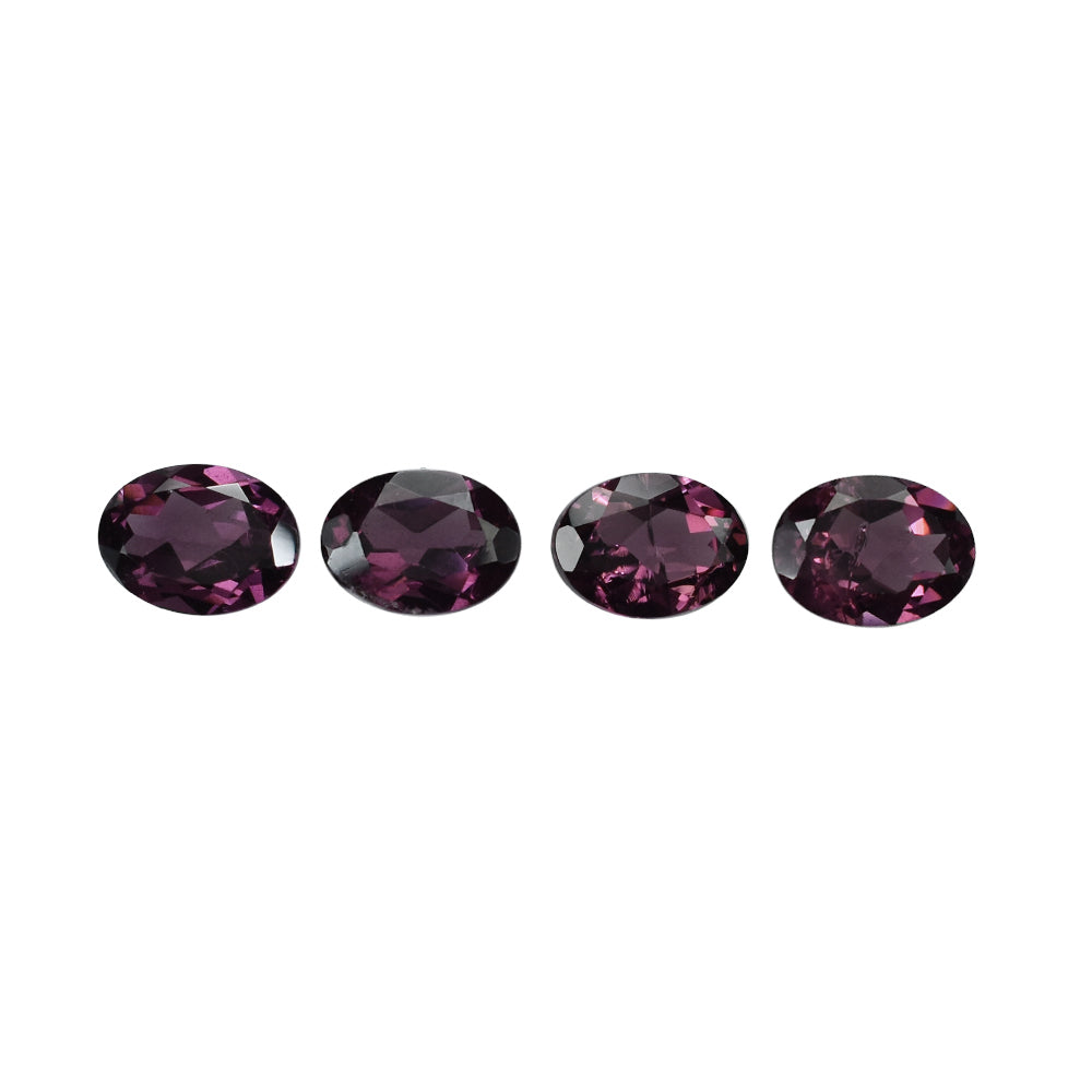 RHODOLITE CUT OVAL (REDDISH PURPLR)(HI) 8.00X6.00 MM 1.43 Cts.